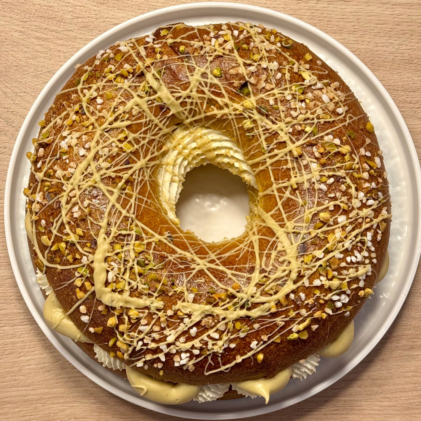Roscón de Reyes de Pistacho